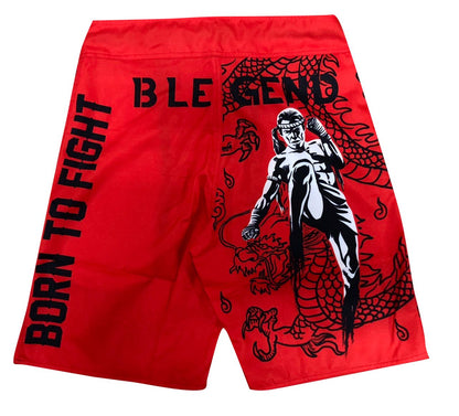 Blegend MMA Shorts Red Passion