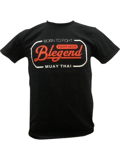 Blegend Muay Thai, Boxing T-shirt  Rebin Black
