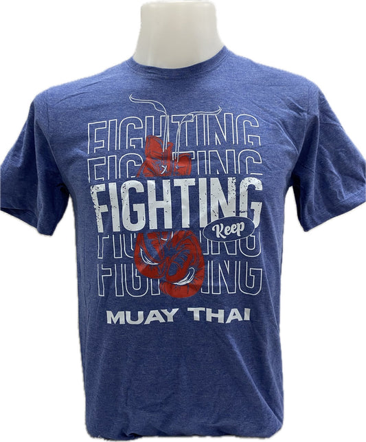 Blegend Muay Thai, Boxing T-shirt  Erke Blue