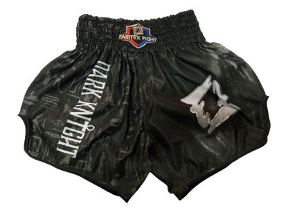 Fairtex Fight Shorts Dark Knight Black