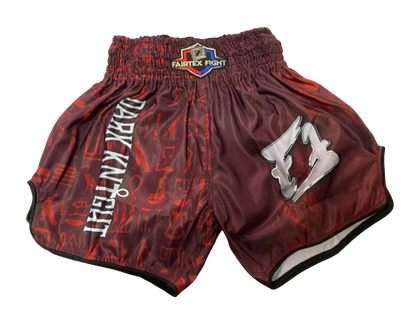 Fairtex Fight Shorts Dark Knight Red