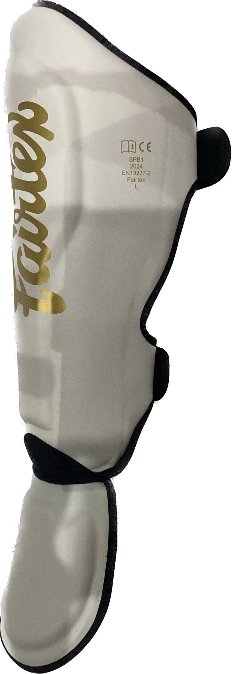 Fairtex Muay Thai Shin Guards  SPB1 White Gold