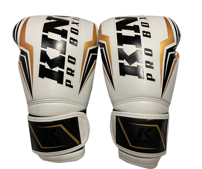 King Pro Boxing Gloves THOR White