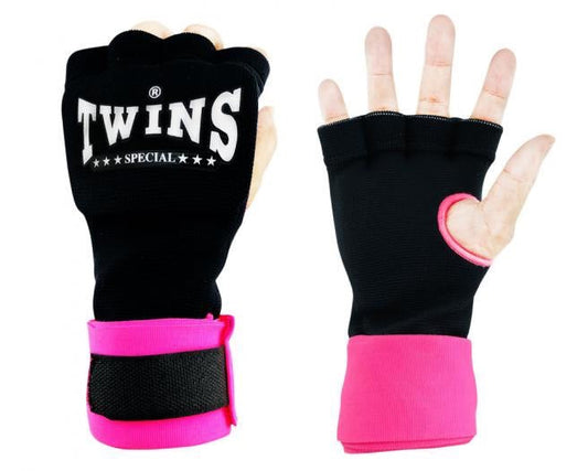 Twins Special Quick Handwraps CH7 Черный Розовый
