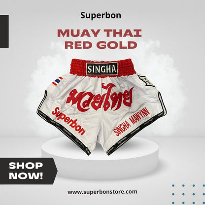 Superbon Muay Thai Special Collection Red-White