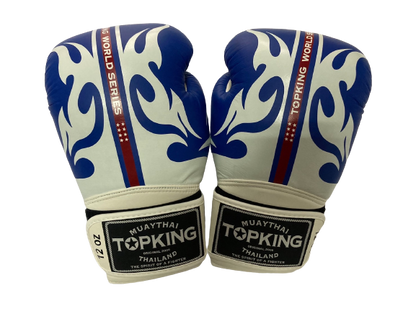 Top King Boxing Gloves TKBGWS World Series BLUE NO AIR