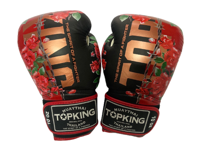 Top King Boxing Gloves TKBGRS ROSE BLACK