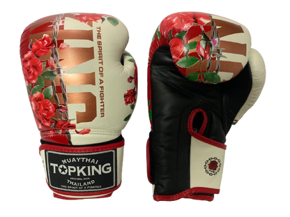 Top King Boxing Gloves TKBGRS ROSE WHITE