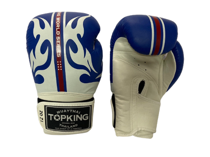 Top King Boxing Gloves TKBGWS World Series BLUE NO AIR