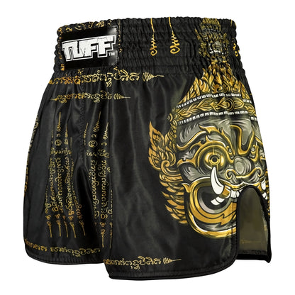 Tuff Muay Thai Shorts TUF-RMS116-BLK