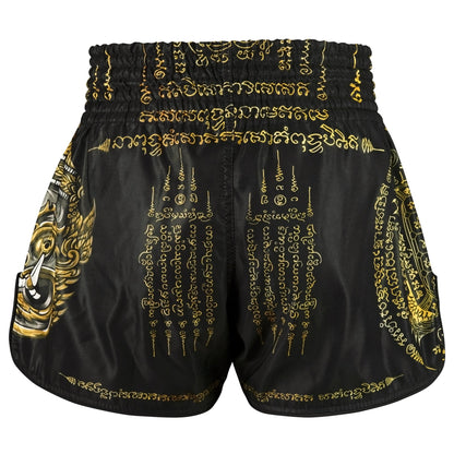 Tuff Muay Thai Shorts TUF-RMS116-BLK