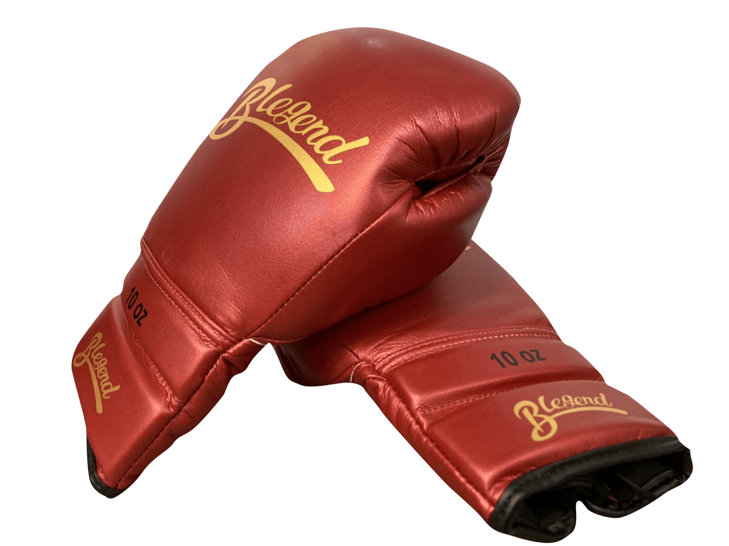 Blegend Boxing Gloves BGLLP Lace Up Red Shiny