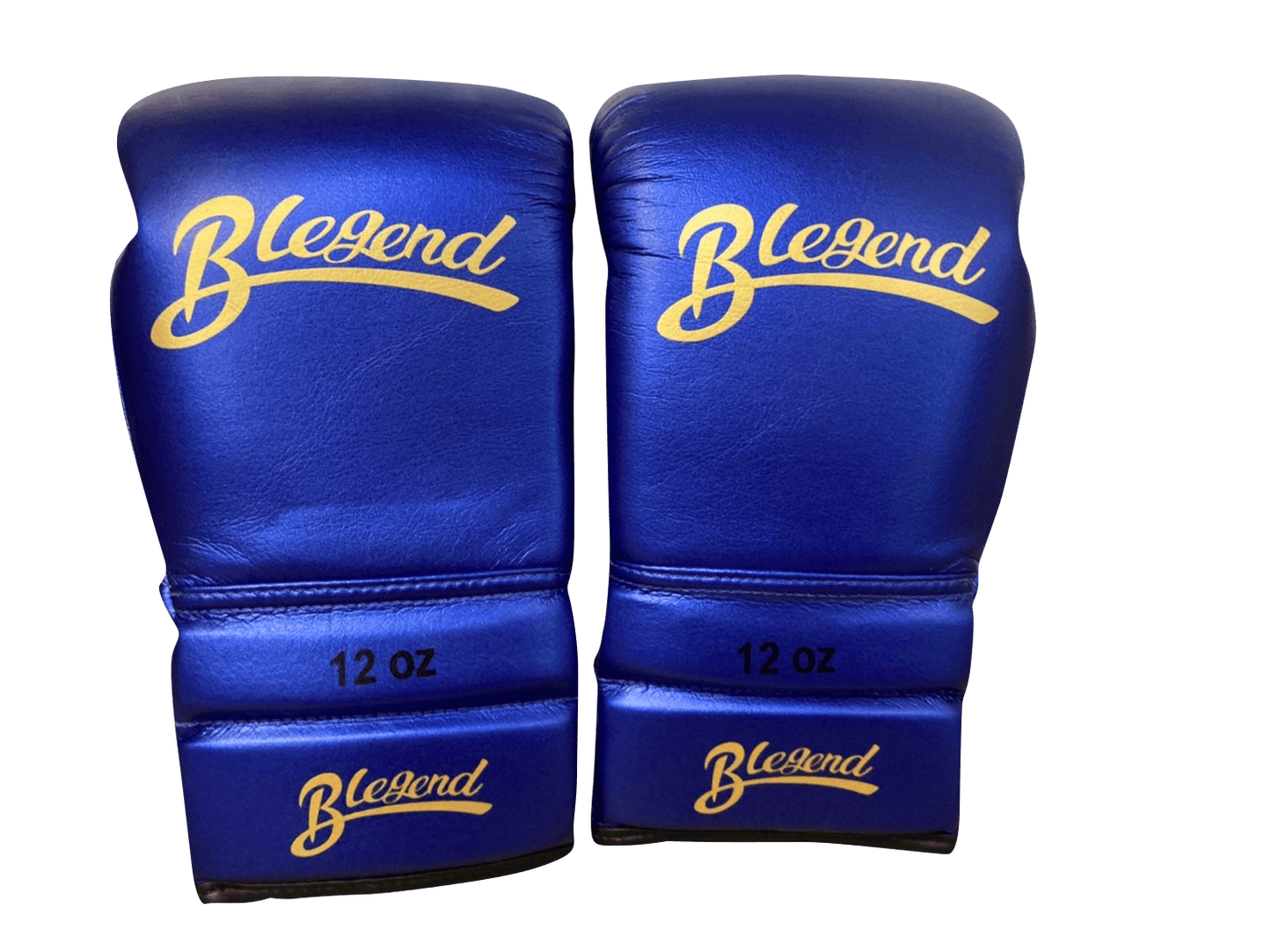 Blegend Boxing Gloves BGLLP Lace Up Shiny Blue