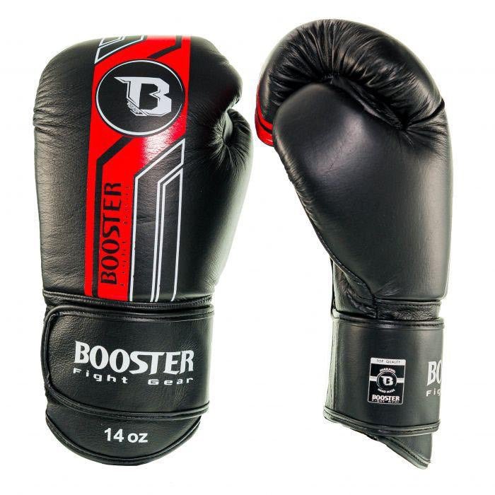 Booster Boxing Gloves BGLV9 Black Red