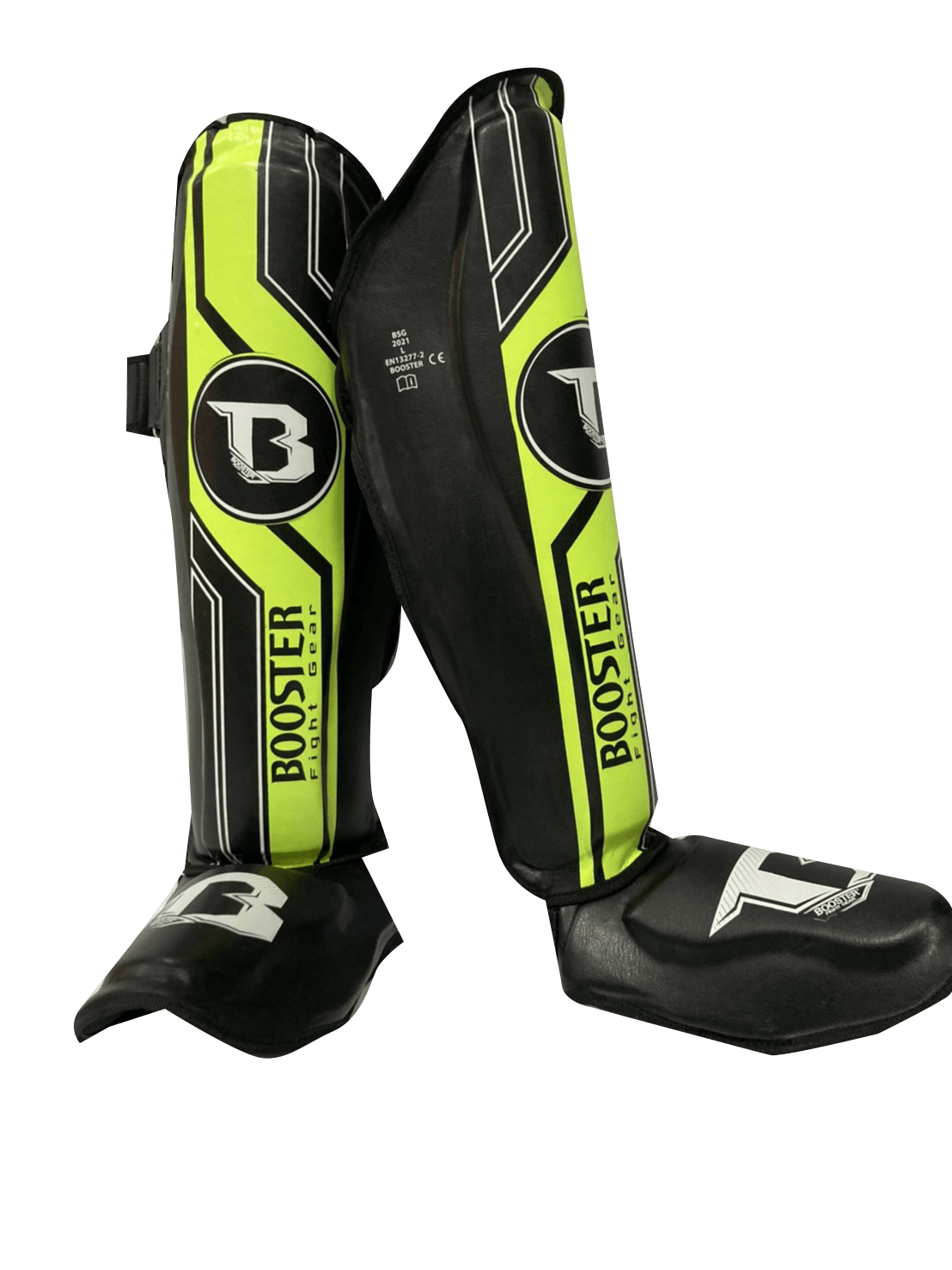 Booster Shinguards V9 Black Green SUPER EXPORT SHOP