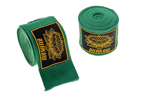 Buakaw Handwraps DARK GREEN