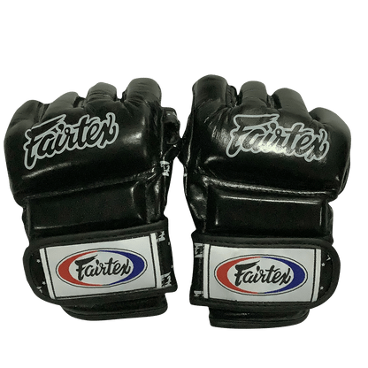 Fairtex Boxing Gloves MMA FGV17 Split Knuckles Black - SUPER EXPORT SHOP