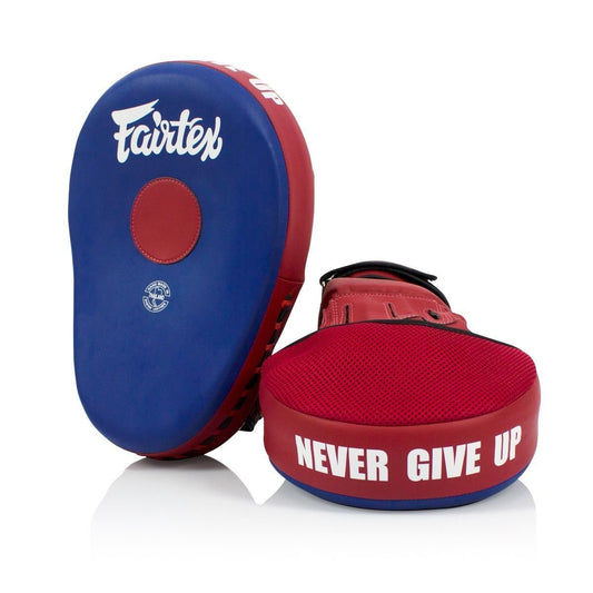 Fairtex Focus Mitts FMV13 Blue/Red "Micro Fibre"