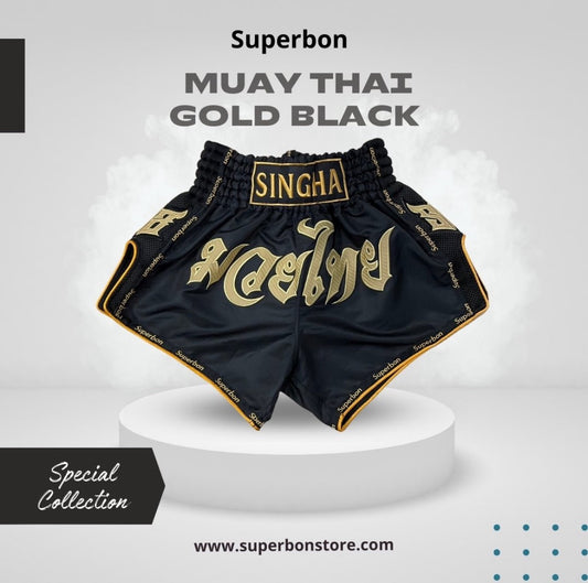 Superbon Muay Thai Special Collection Black-Gold