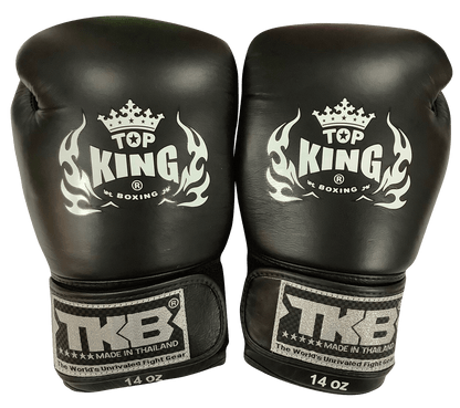 Top King Boxing Gloves Air Velcor TKBGAV Black - SUPER EXPORT SHOP