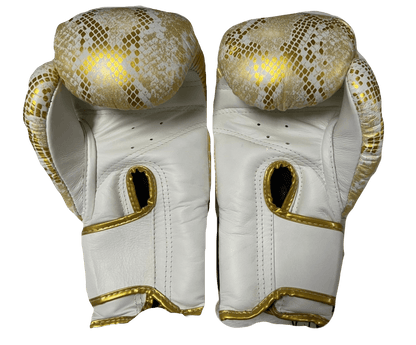 Top King Boxing Gloves "Super Snake" TKBGSS-02 White(Gold) No Air - SUPER EXPORT SHOP