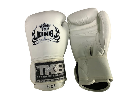 Top King Boxing Gloves "Ultimate" TKBGUV White