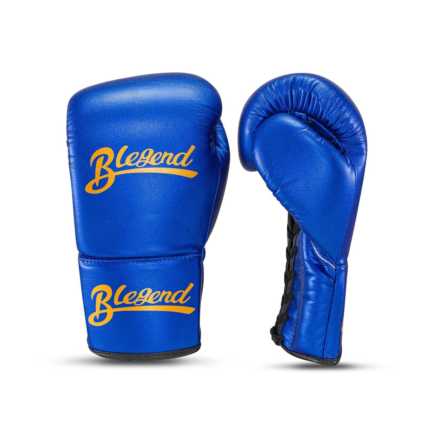 Боксерские перчатки Blegend BGL221 на шнуровке синие