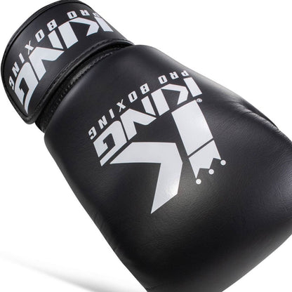 King Pro Boxing Boxing Gloves KPB/BGVL 3 Leather Black