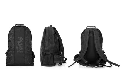 Спортивная сумка/рюкзак Fairtex 4 Черный камуфляж