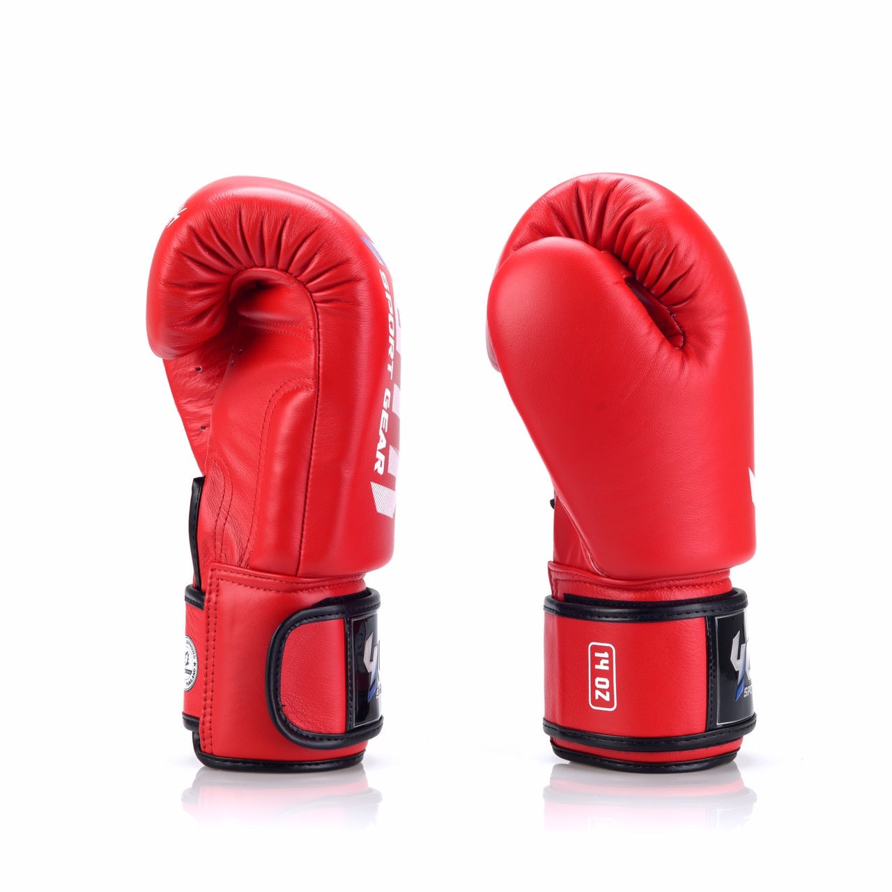Боксерские перчатки Yuth BGL20 кожаные красные