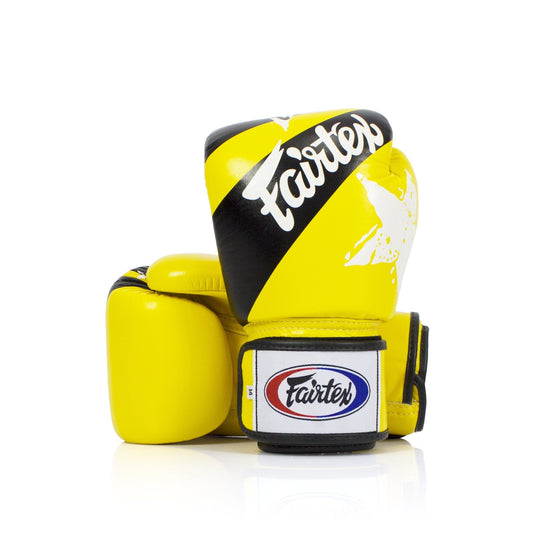 Fairtex Boxing Gloves BGV1 "National Print" Yellow