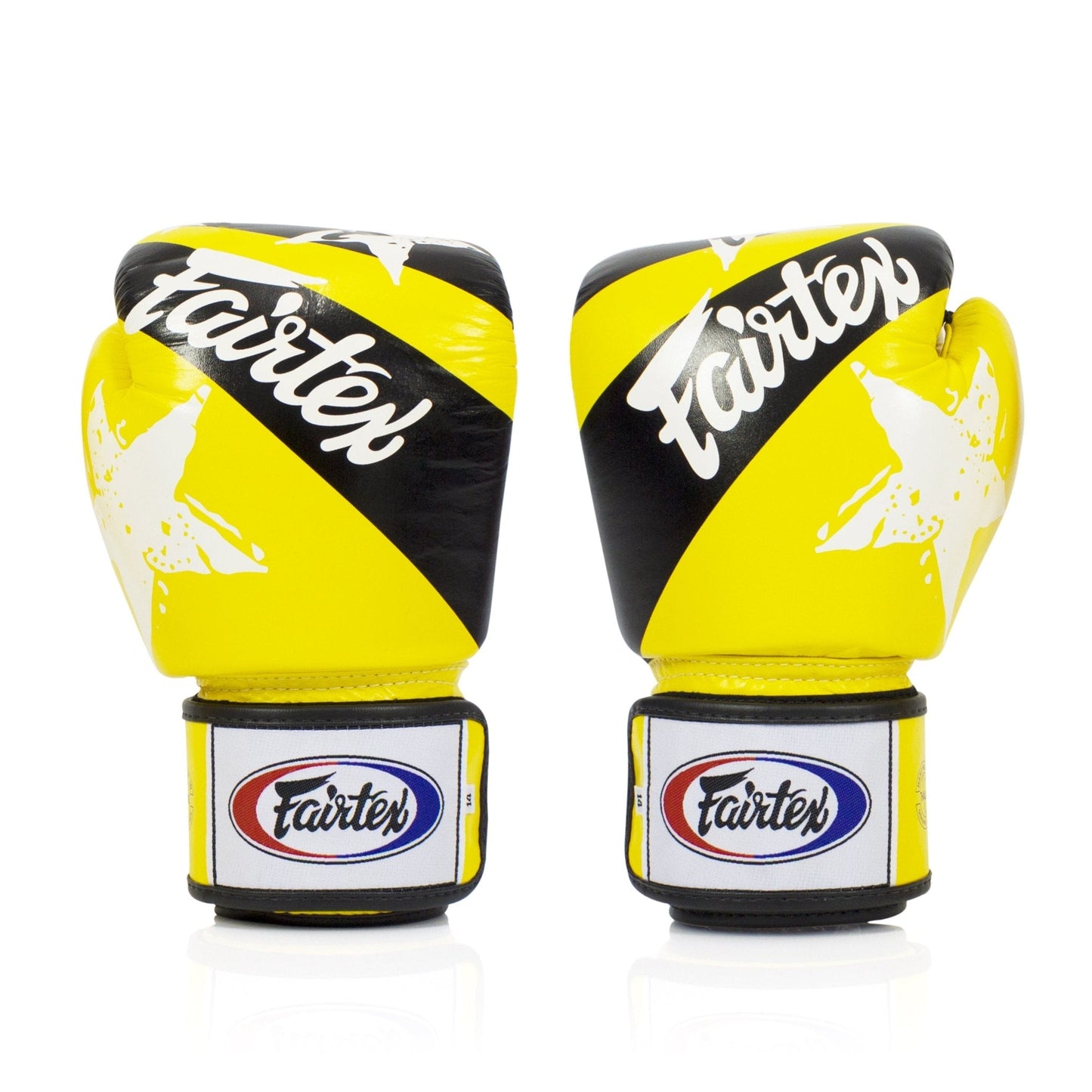 Fairtex Boxing Gloves BGV1 "National Print" Yellow - SUPER EXPORT SHOP