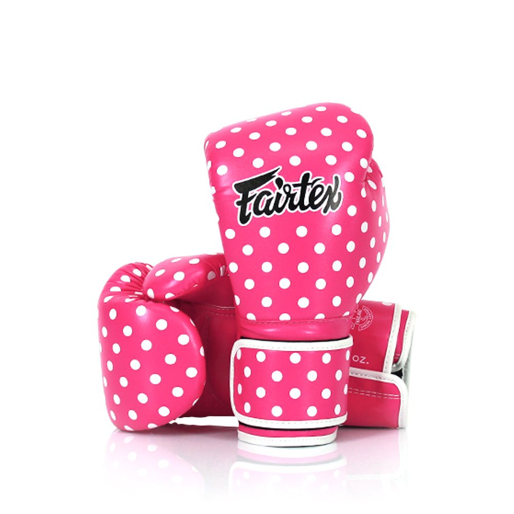 Fairtex Boxing Gloves BGV14 PINK DOTS - SUPER EXPORT SHOP