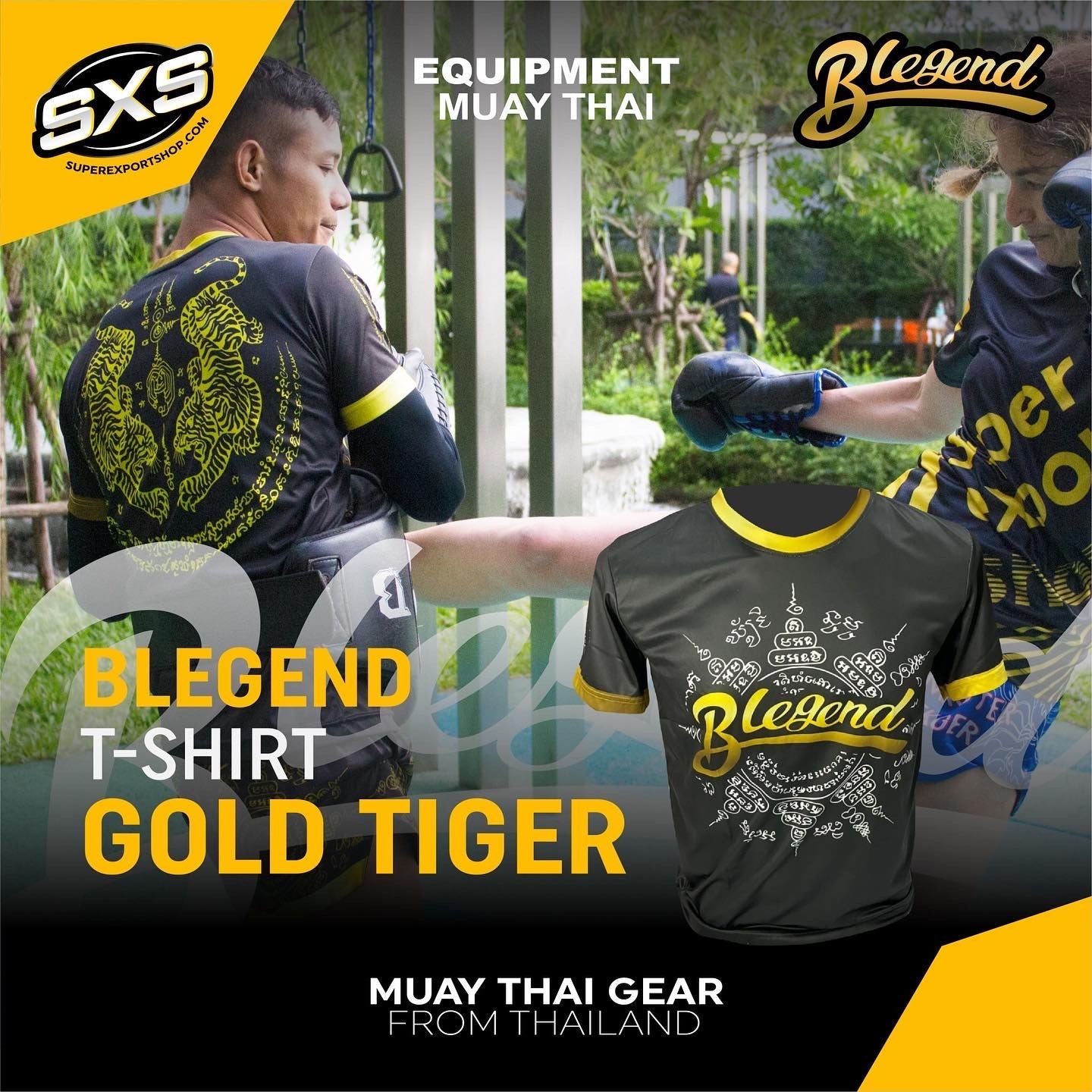 Blegend T-shirt Gold Tiger