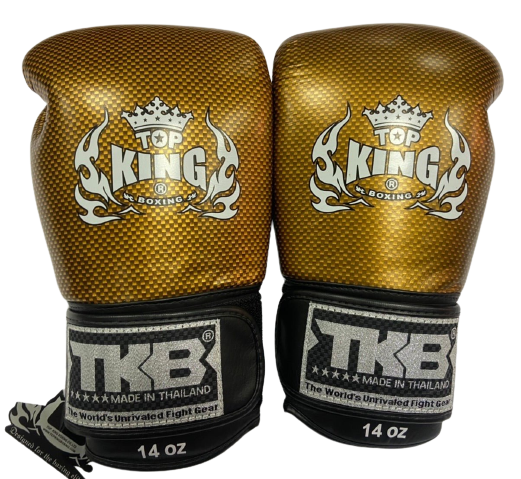 Боксерские перчатки Top King "Super Snake" TKBGEM-02 Black(Gold)