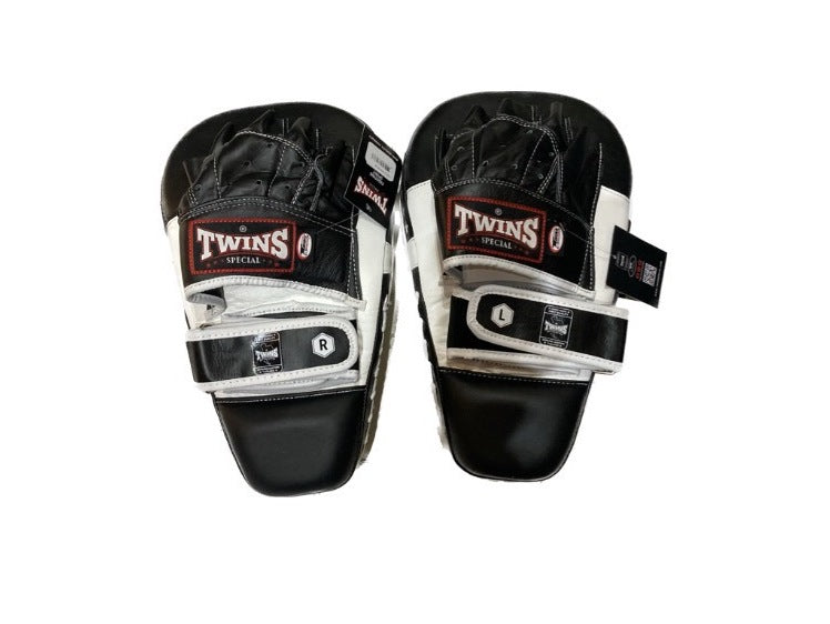 Twins Special Boxing Pads, Focus Mitts PML21 White Black