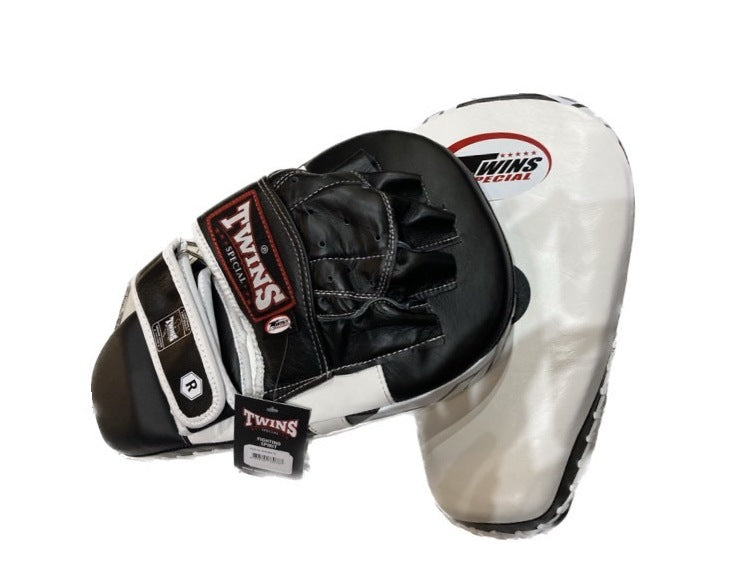 Twins Special Boxing Pads, Focus Mitts PML21 White Black